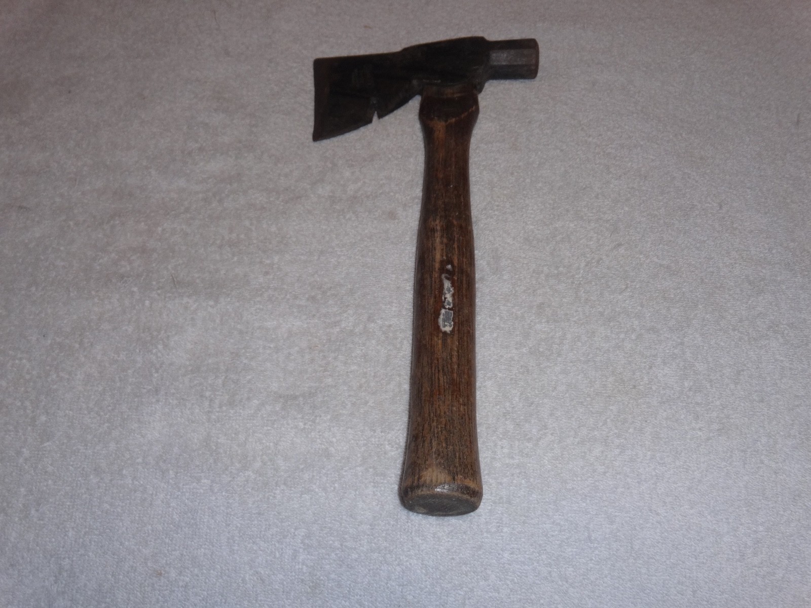 ANTIQUE ORIGINAL 14" STANLEY WOOD & METAL AX+ HAMMER 59 WEAR SAFETY GOGGLES TOOL