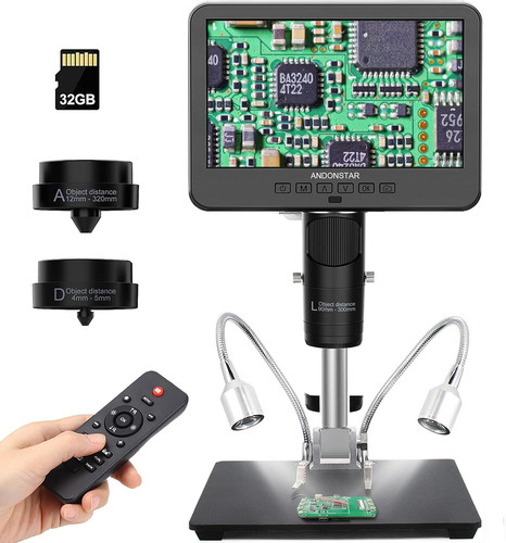 Andonstar AD246S-M HDMI Digital Microscope-7" (HDMI) 3 Lens