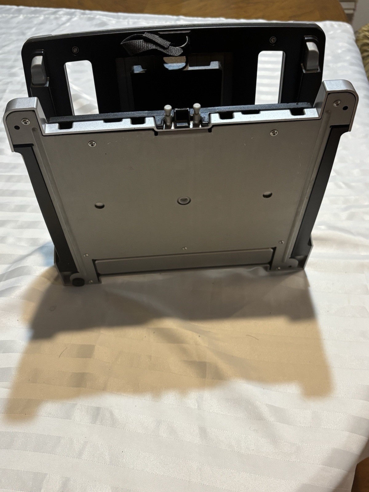 Bakker Elkhuizen Silver and Black Folding Laptop Stand