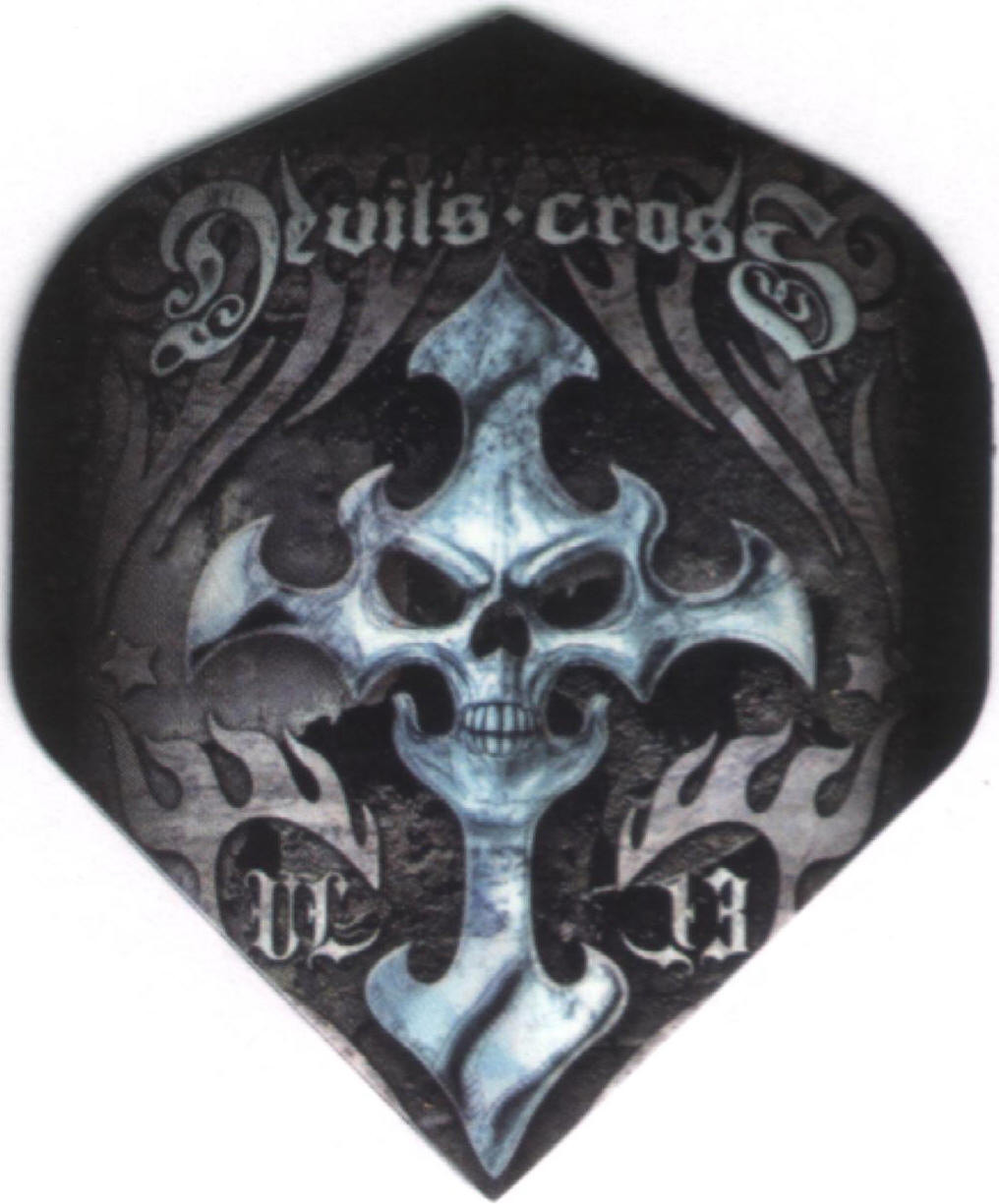 Devils Cross Dart Flights: 3 per set