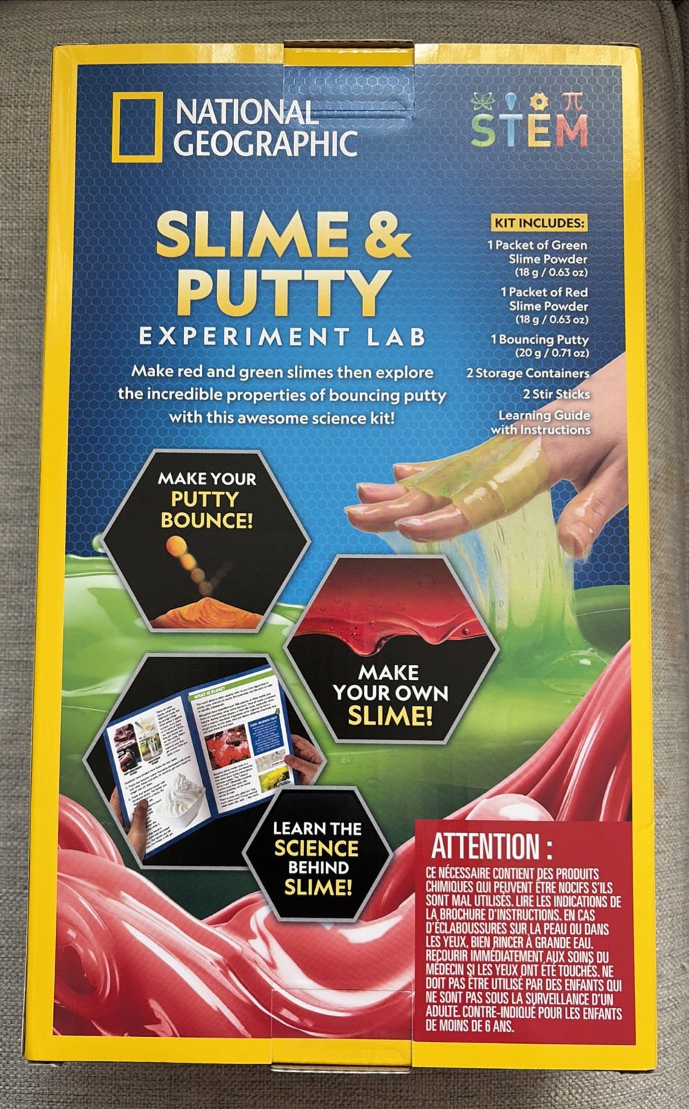 National Geographic Slime and Putty Lab