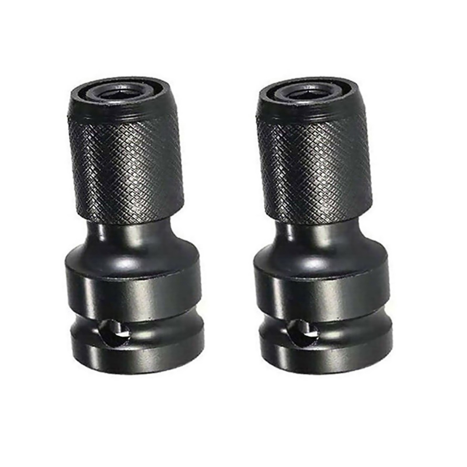 2Pcs 1/2 " To 1/4 " Socket Impact Wrench Socket Adapter Spanner Drive Converter