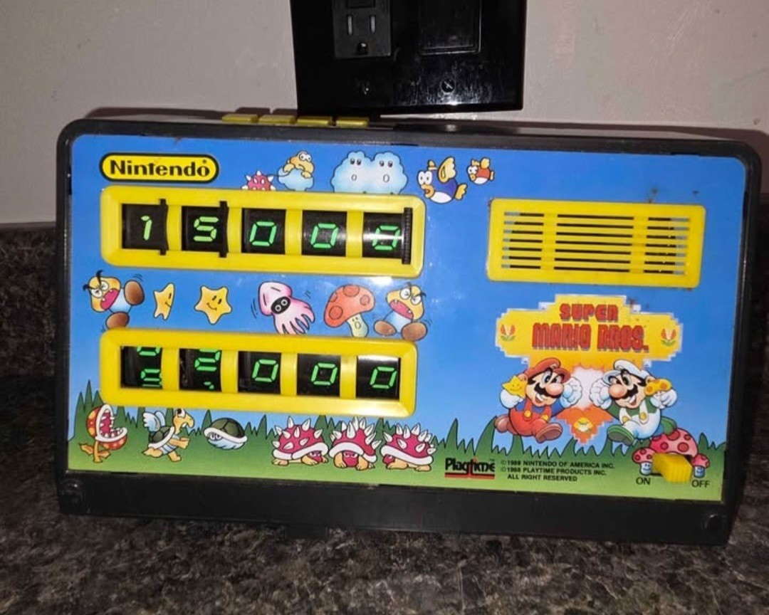 Super Mario Bros Table Top Pinball Game 1988 Nintendo *Top Only*
