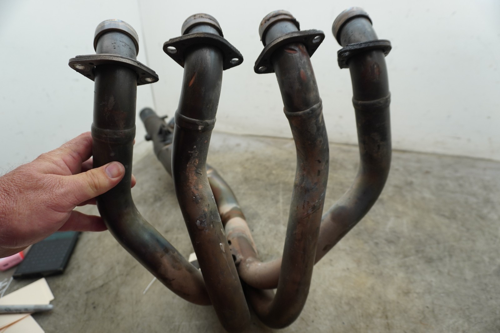 05 KAWASAKI ZX10R ZX 10 HEADER PIPE E E-690
