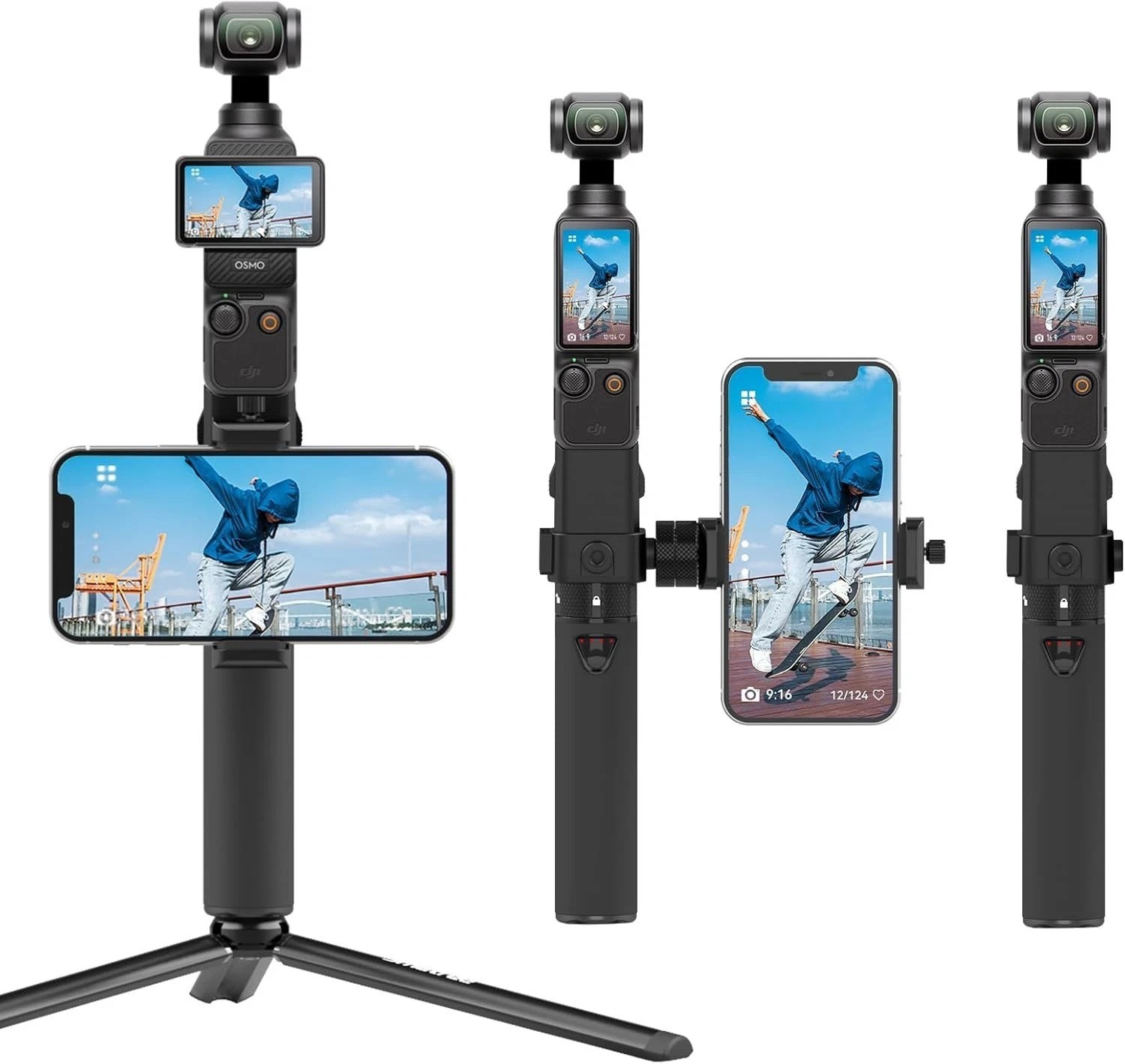 Portable Osmo Pocket 3 Power Stick with Tripod^-~"