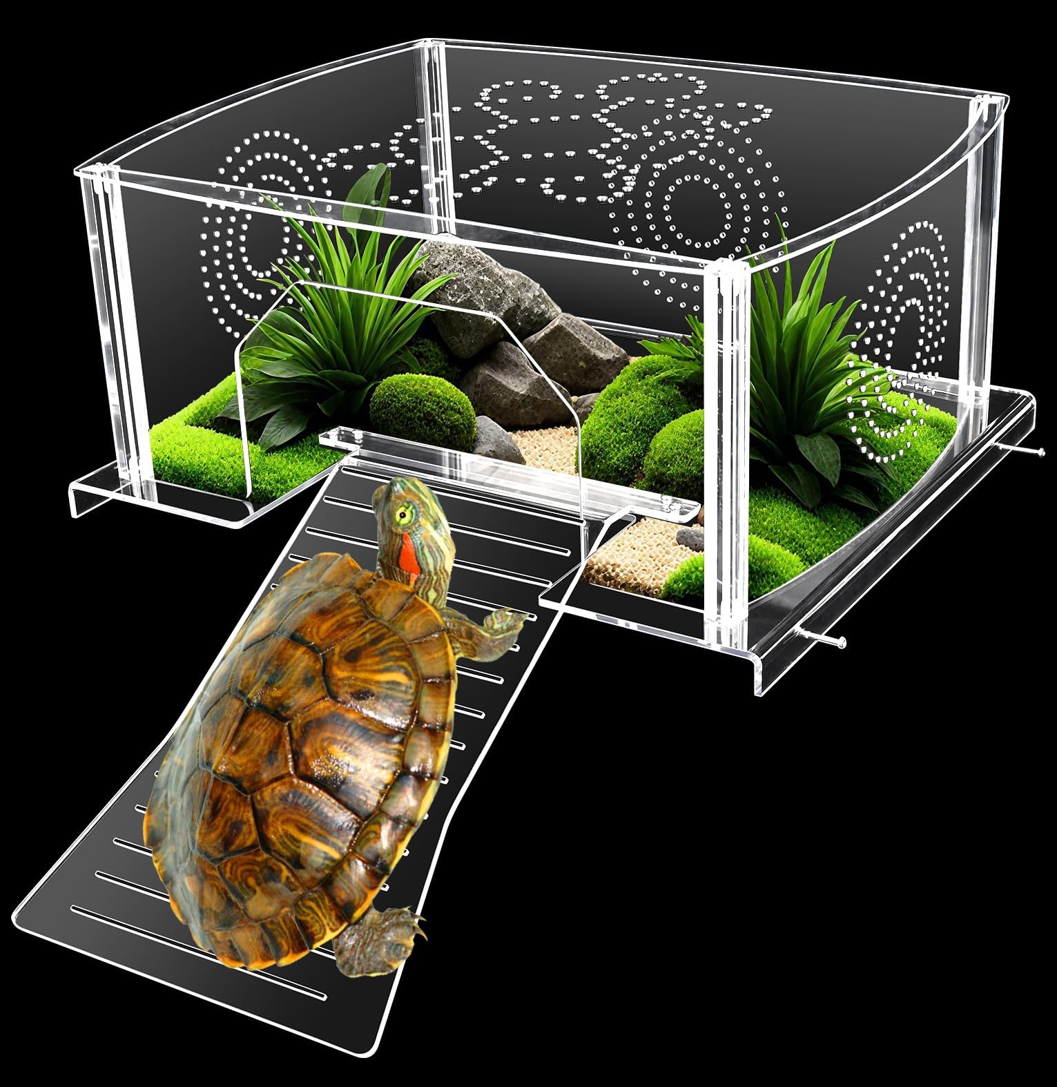 Extra Large Turtle Topper Basking Platform for Aquatic Turtles 40B/75G, Above
