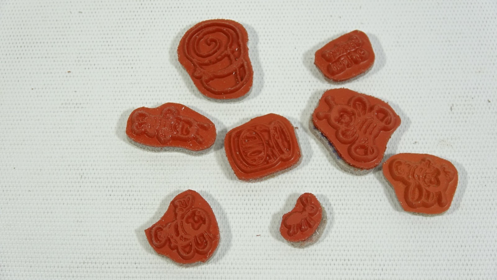 Lot Of 9 Retired Alota Rubber Stamp - Bees - Basket Of Fun - Honey Jar