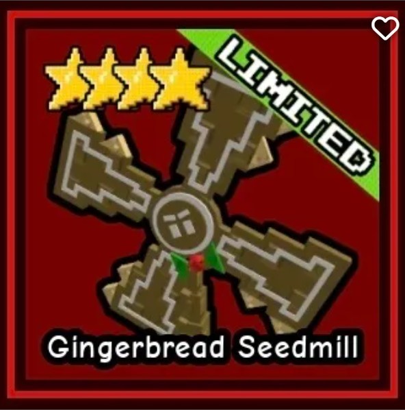 Gingerbread Seedmill - Garden Tower Defense