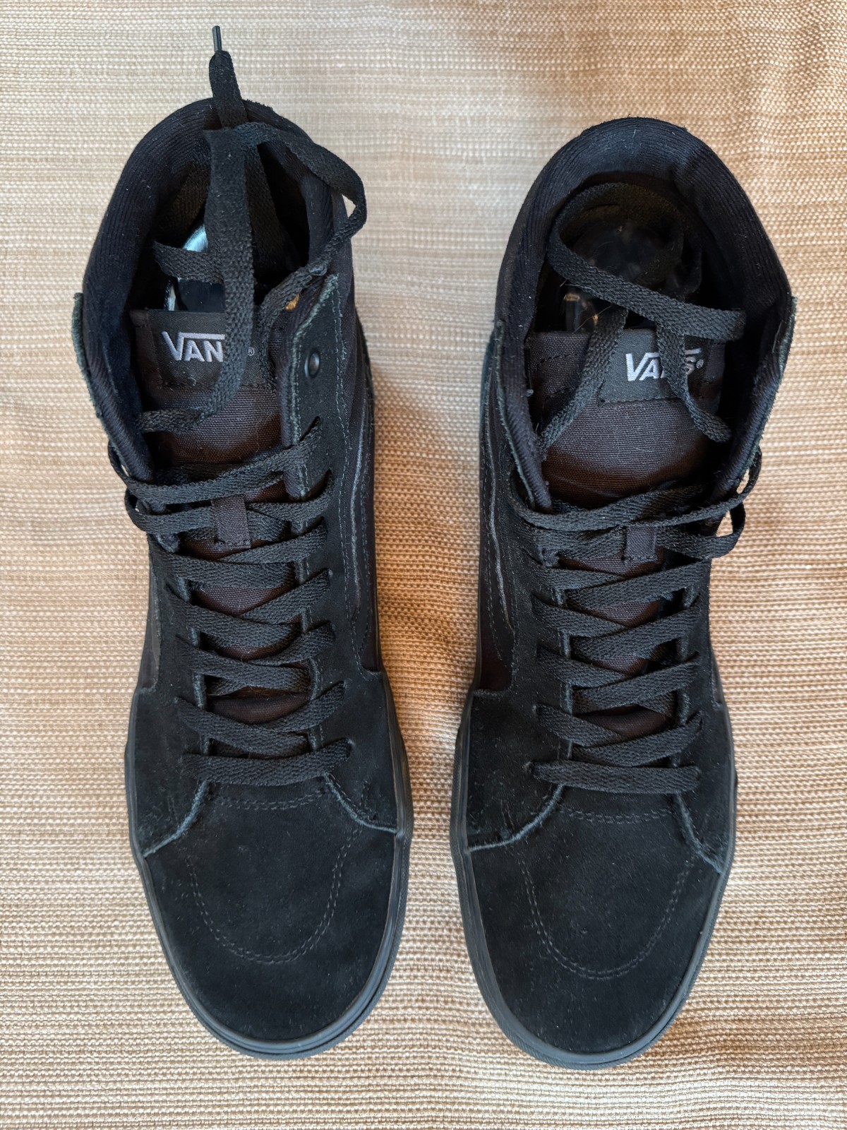 Vans Filmore Hi Suede/Canvas Triple Black SZ Men's 12M High Top Men's Sneakers
