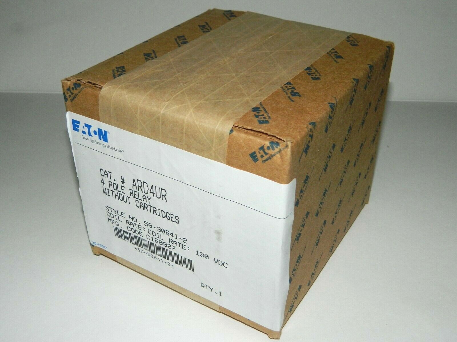 NEW Eaton Cutler Hammer ARD4UR Control Relay - 4 Pole - New in Sealed Box
