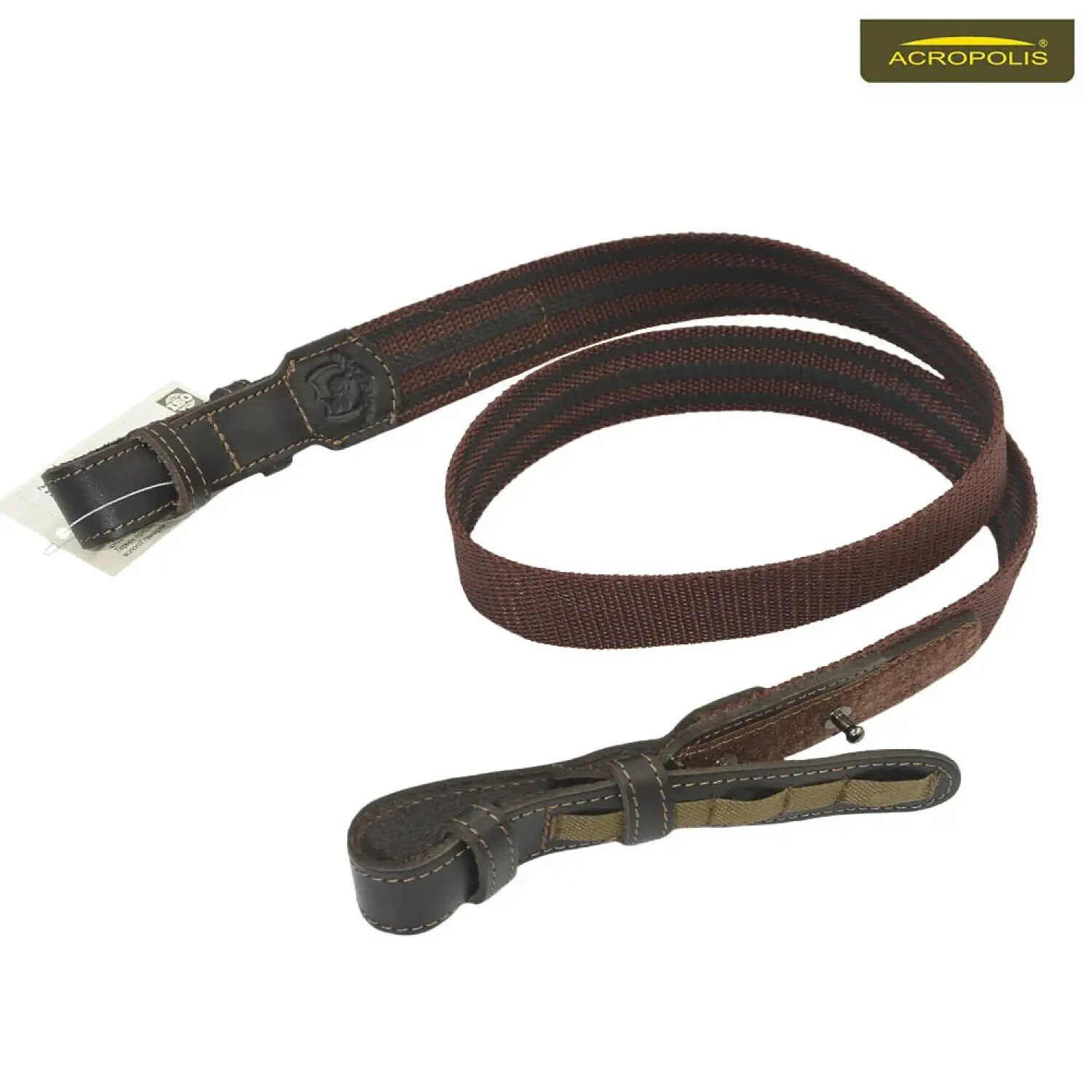 Canvas Rifle Sling with Leather Accents, for comfortable firearm carry