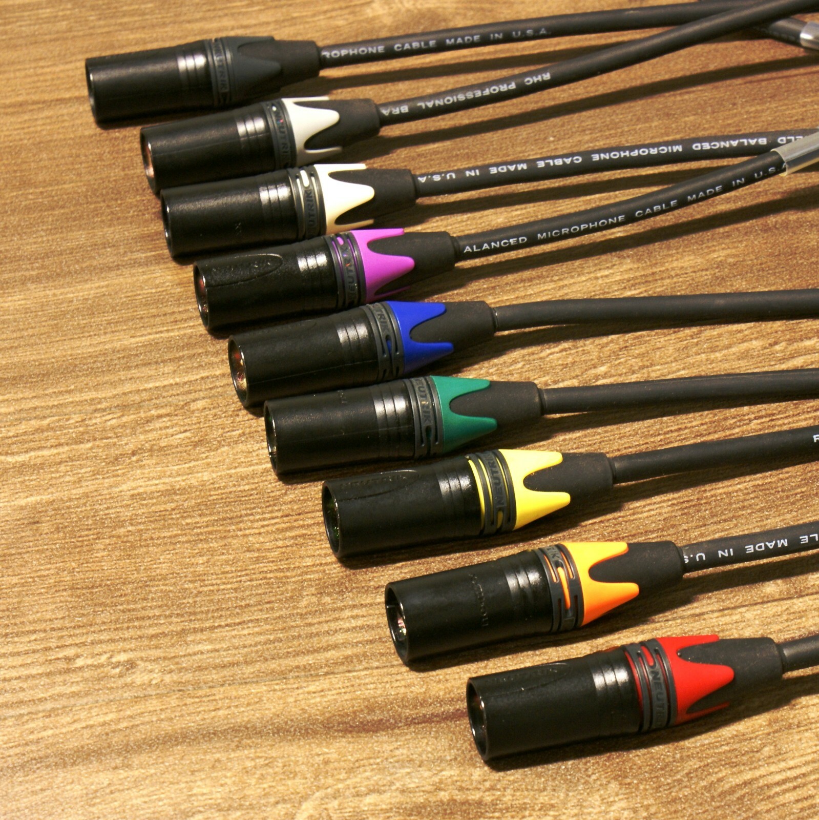 Rapco Horizon RHC MIC5 Concert Series XLR Microphone Cable w/ Colored Coded Boot