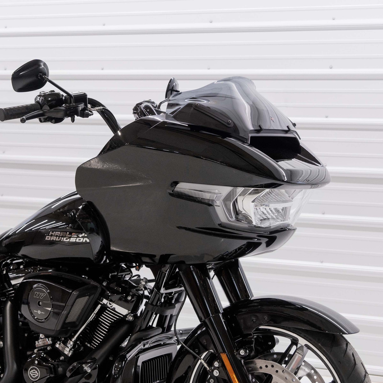 Klock Werks Sport Flare 8" Tint Windshield for 2023-2026 Harley Road Glide FLTR