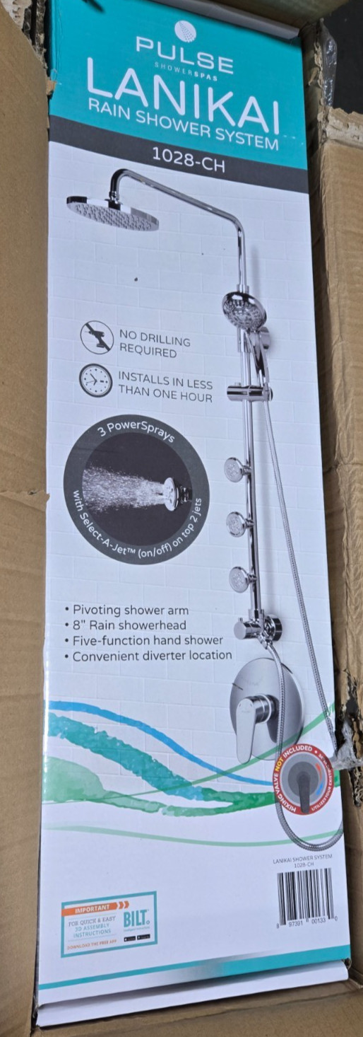 PULSE ShowerSpas 1028-CH Lanikai Shower System - Polished Chrome