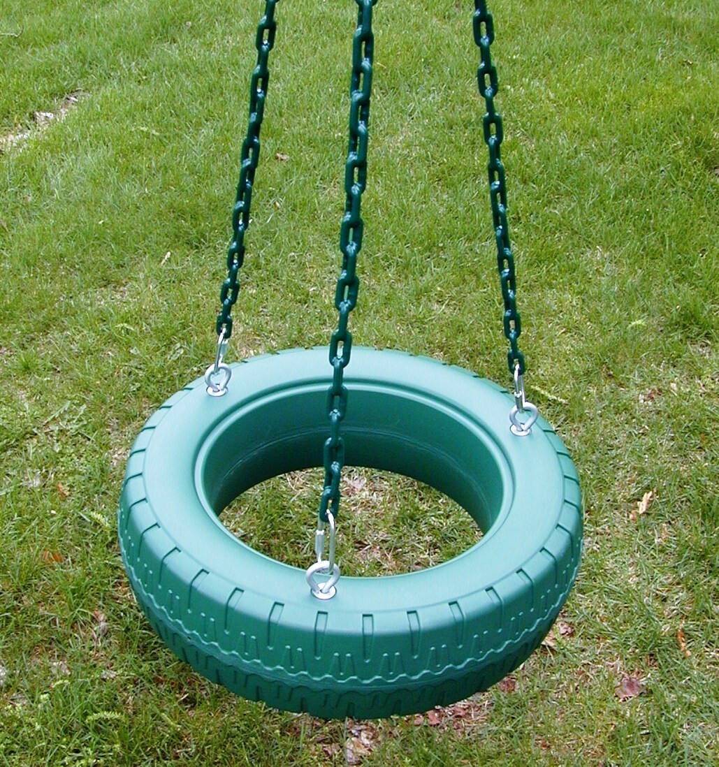 swingset tire swing,residential tire swivel swing,playset, playground,NEW, PVC54