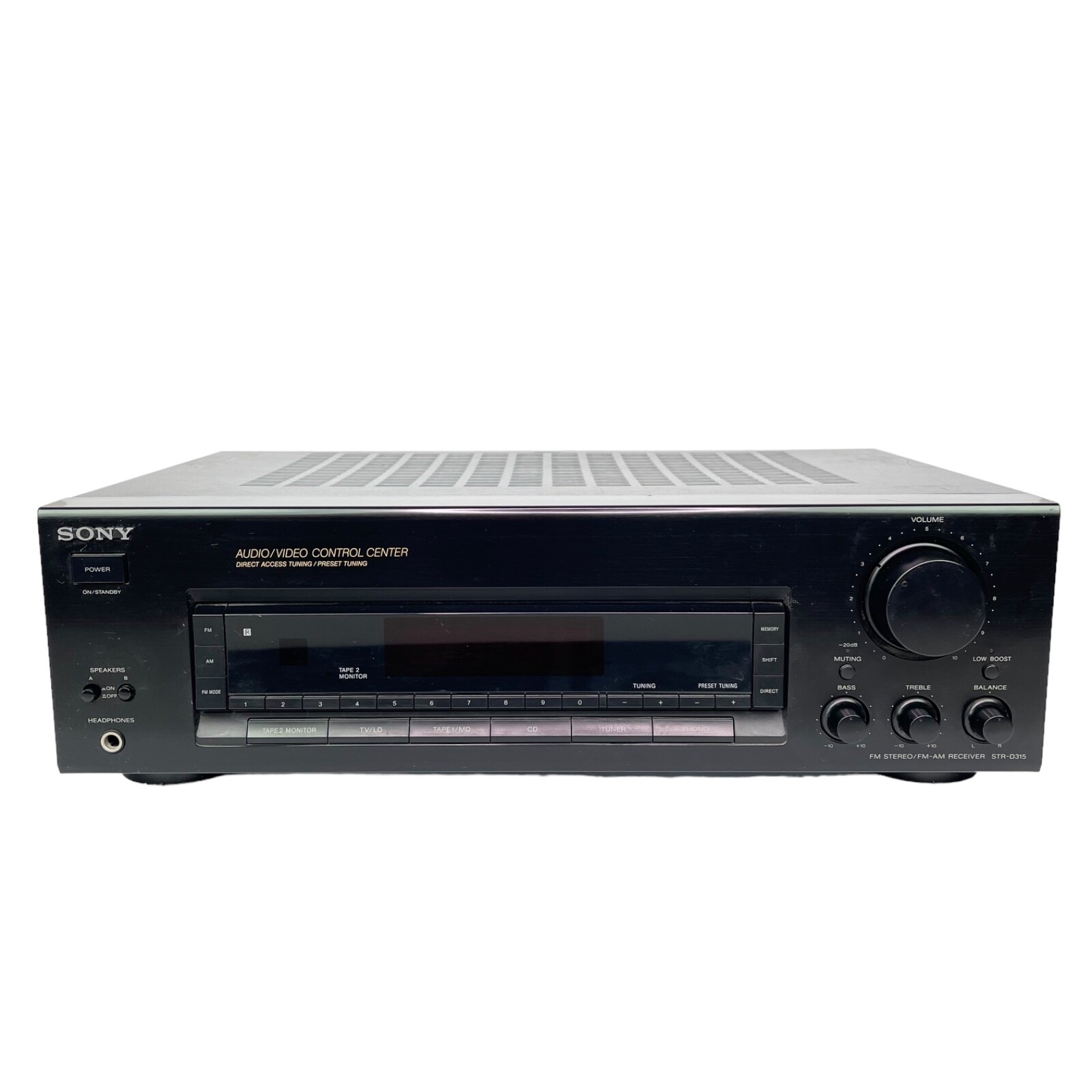 Sony STR-D315 AV Control Center AM FM Stereo Receiver Tested - No Remote