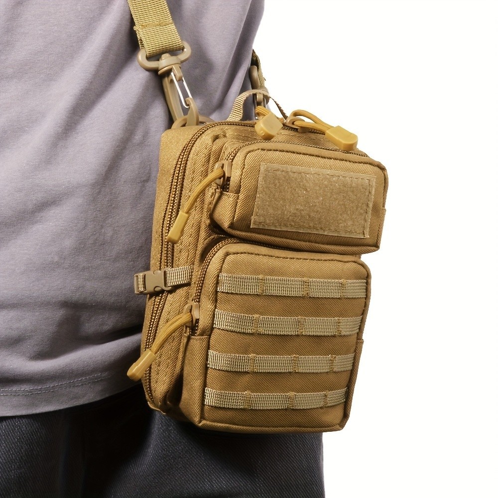 Ultra Thin Molle Crossbody Phone Bag EDC Tool Pouch for Backpack Belt