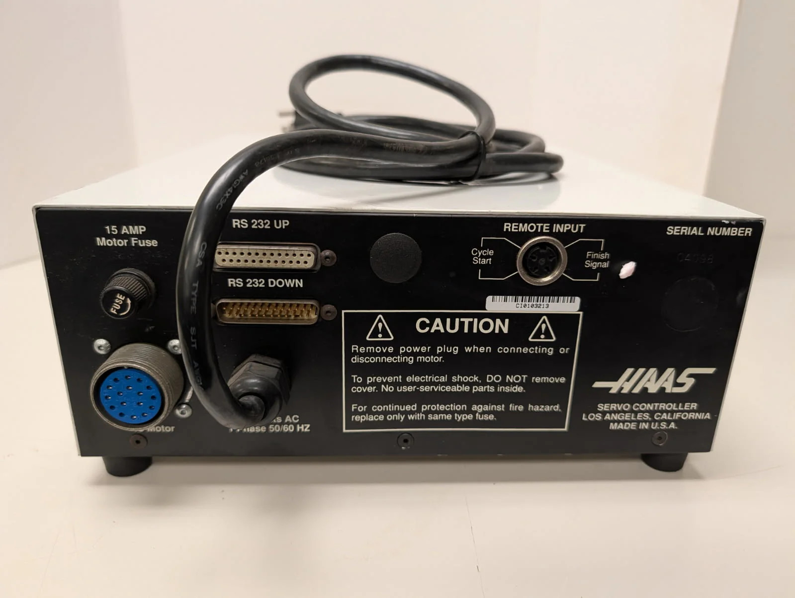 Haas SC01M CNC 17 Pin Servo Control Unit 4th Axis Type-Reconditioned