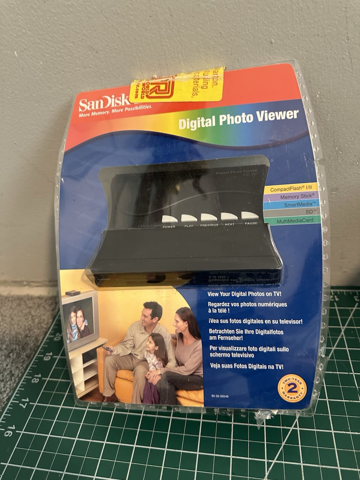 SanDisk Digital Photo Viewer Card Reader for TV w/Remote Model # SDV1-A NEW Gift