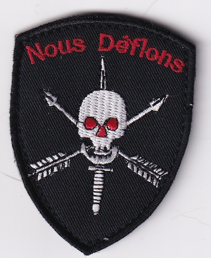 Presumed ODA Nous Deflons small patch US Army Special Forces Afghanistan made