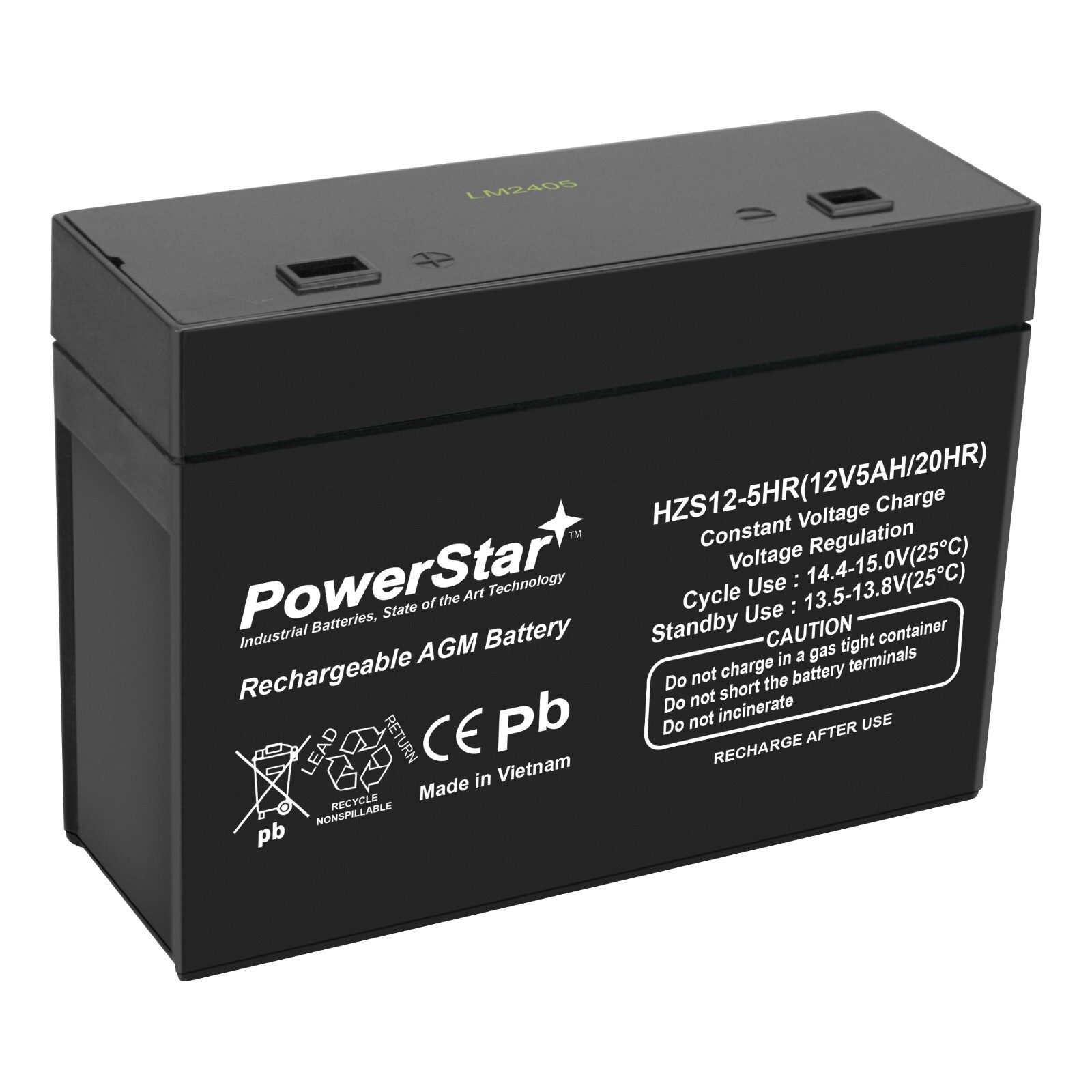 PowerStar Replacement Battery for APC BF500V