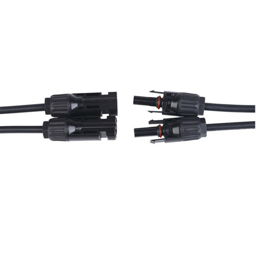 US 2-4 Pcs Solar Connectors Y Branch Parallel Adapter Cable Wire Waterproof Tool