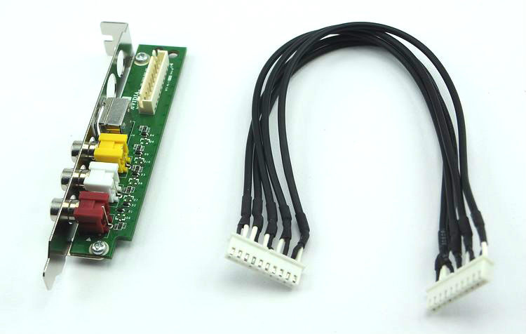 NVIDIA Cable Set and A/V Bracket for Hauppauge ASUS AVerMedia Emuzed TV Tuner
