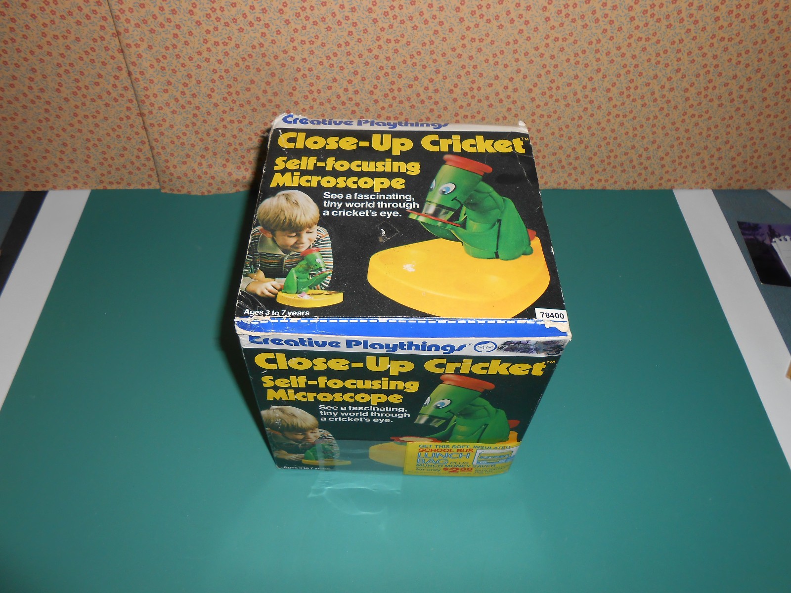 Vtg 1970s Close-Up Cricket Microscope Creative Playthings w/original box Child