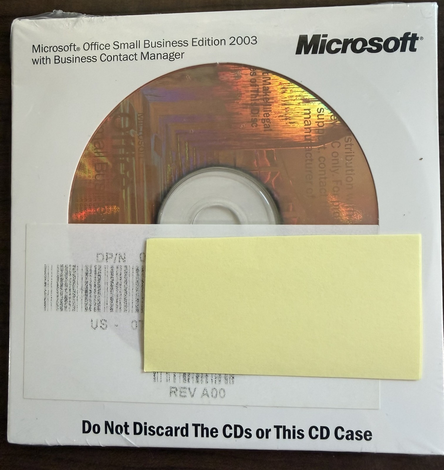 Factory Sealed Microsoft Office Small Business Edition 2003  Vintage
