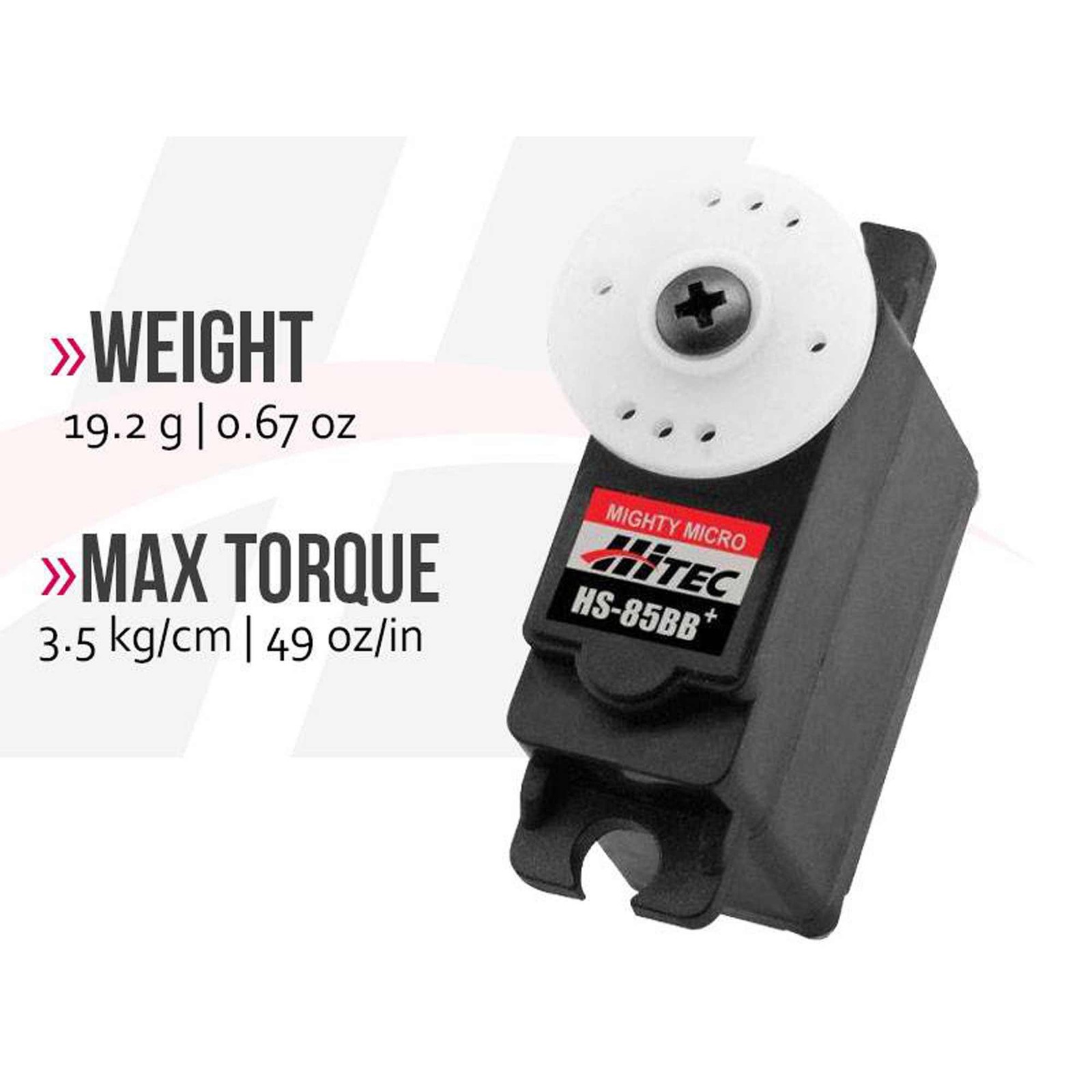 Hitec RCD Inc Mighty Micro Servo HS-85 Universal HRC31085S Servos