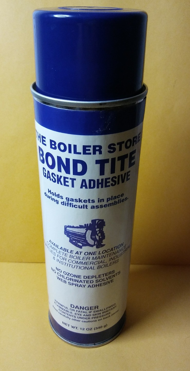 BOND TITE Gasket Adhesive Web Spray 12 OZ Can NEW Boiler Store NO OZONE Depleter