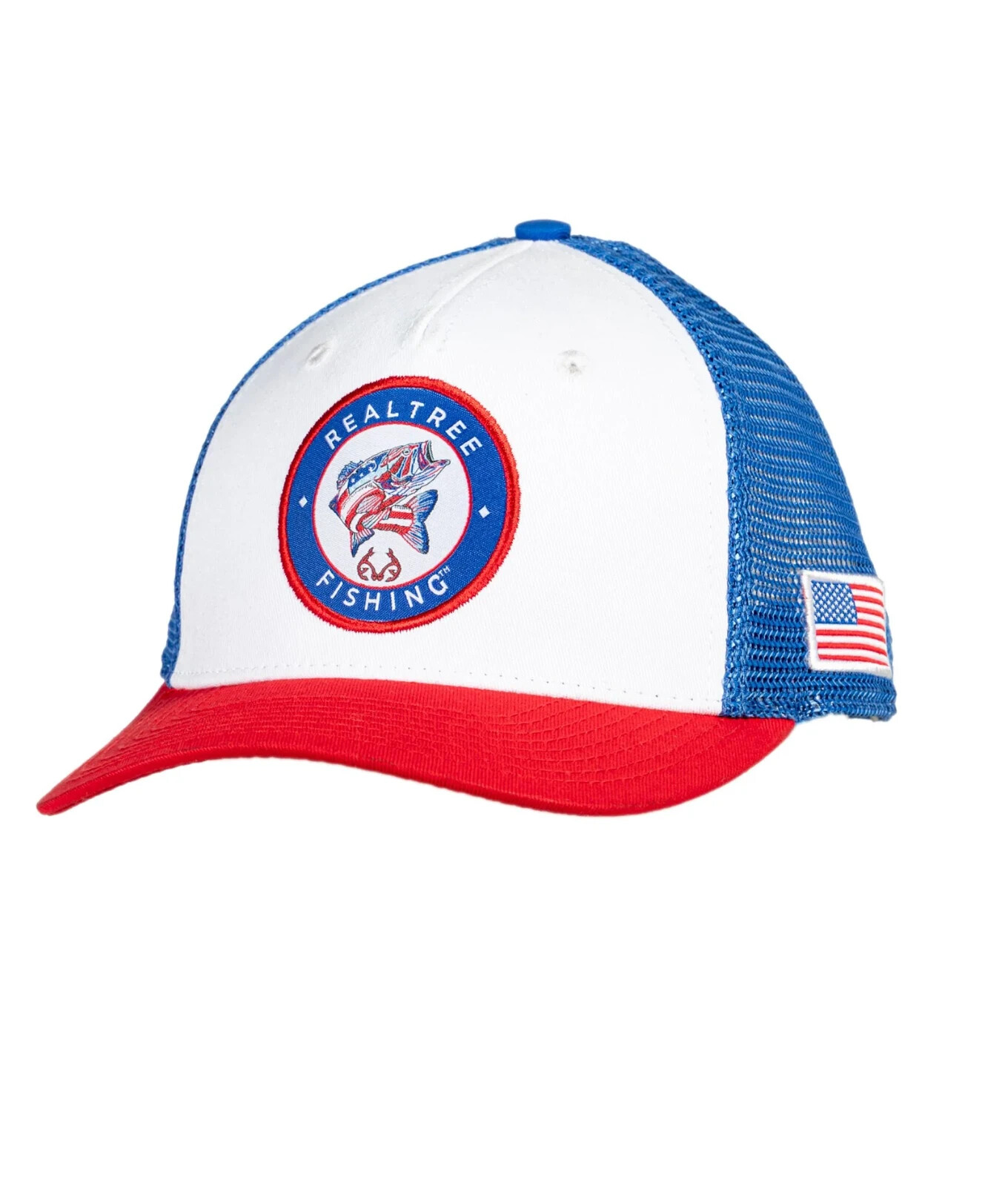 REALTREE Fishing - Ameri-Bass II USA Trucker Hat - New w/Tags - Discount on 2+