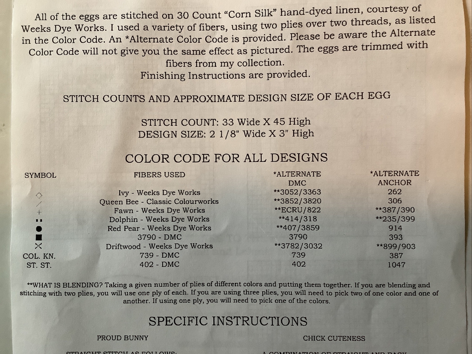 Plain & Fancy “Spring Eggs VII” Homespun Elegance S. Sullivan Cross-stitch