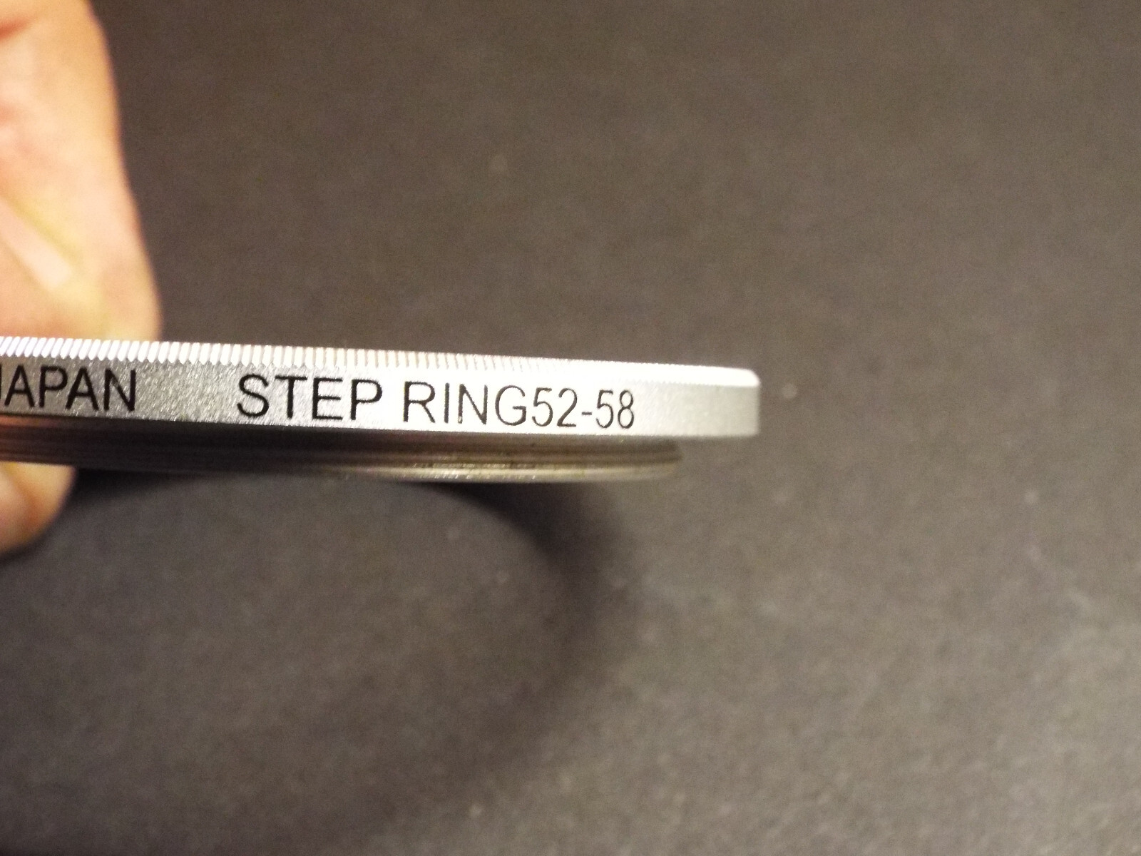 Step-up ring from 46/52/55 mm  to 58mm Cavei Optics Japan