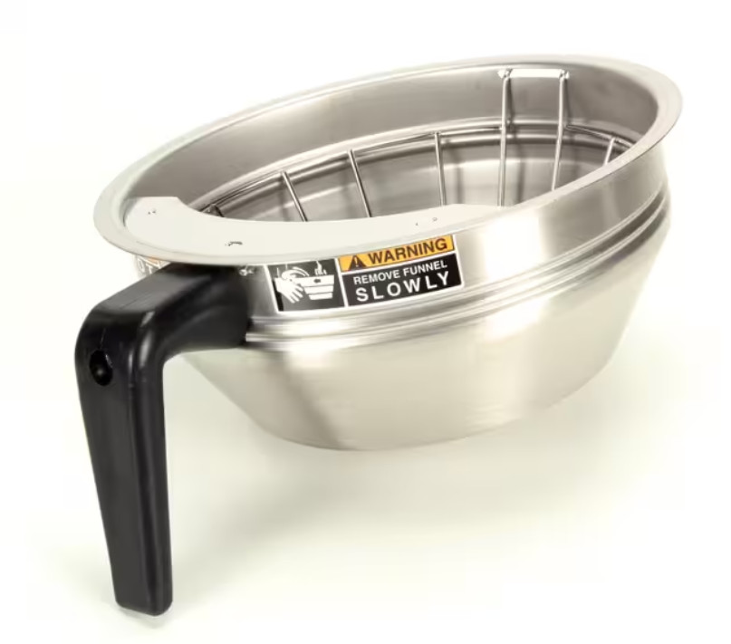 Bunn 6.055.900/6.487.961/6.497.818 Funnel Assembly, Stainless Steel, 7.62"
