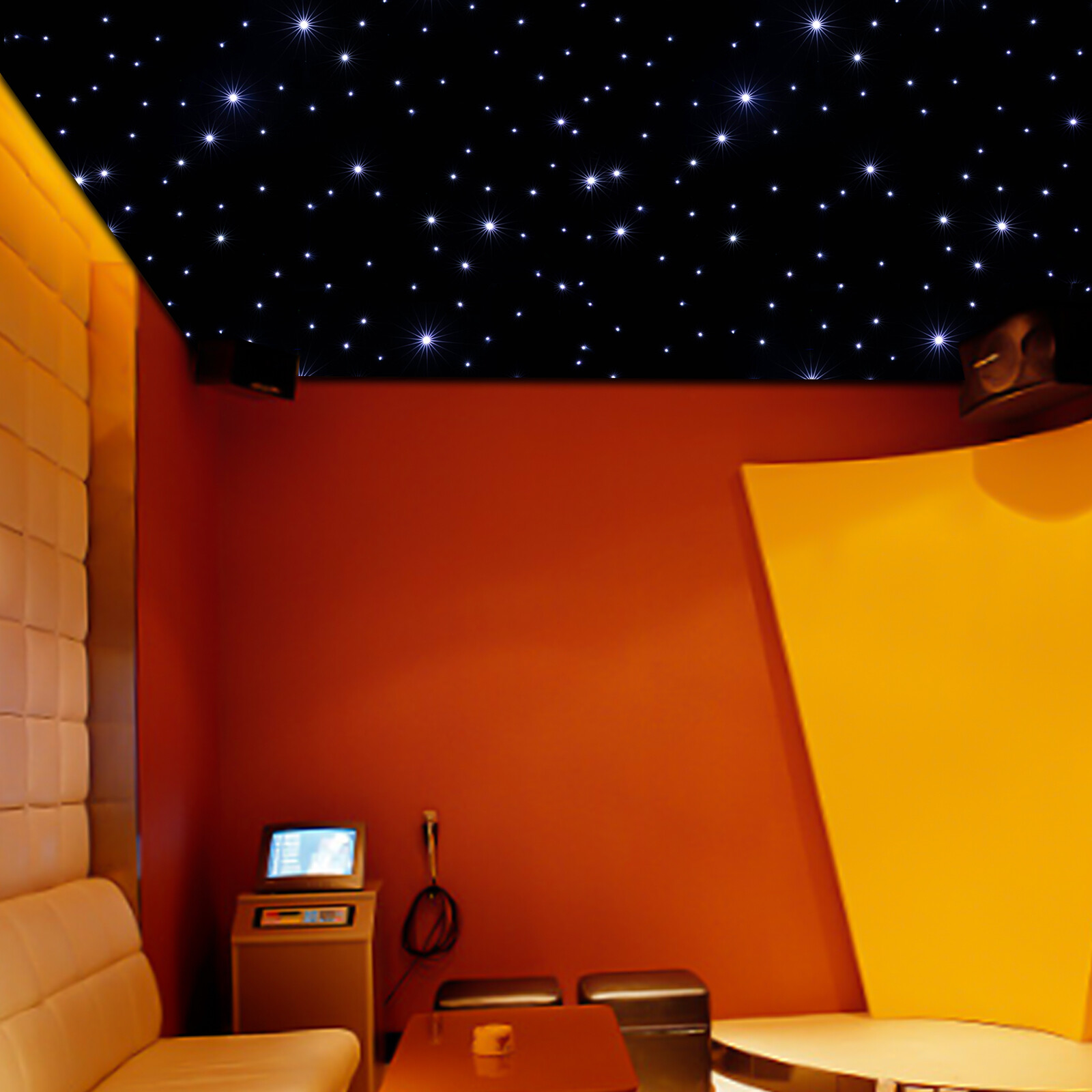 DMX512 LED Star Stage Backdrop 20x10FT LED Star Curtain Background Starry Sky