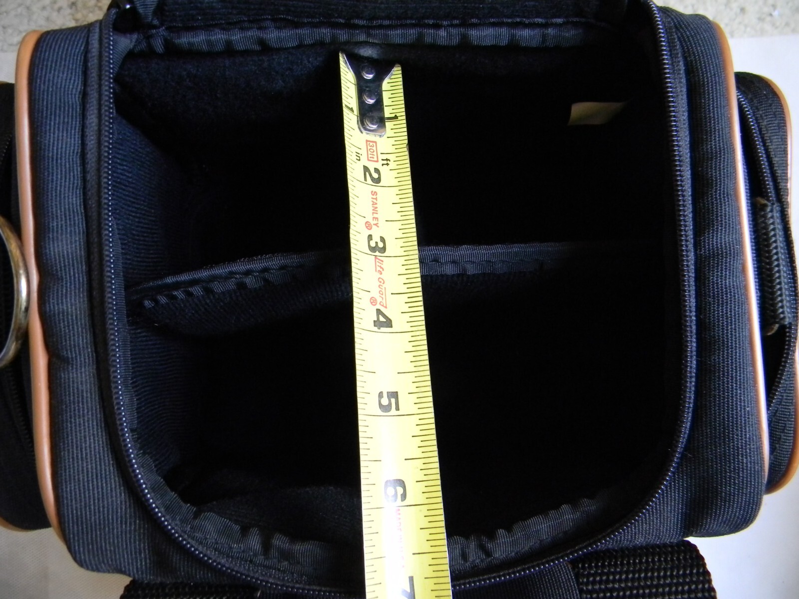 MacGregor Black Camera Padded Bag with Shoulder Strap - Very Good Condition