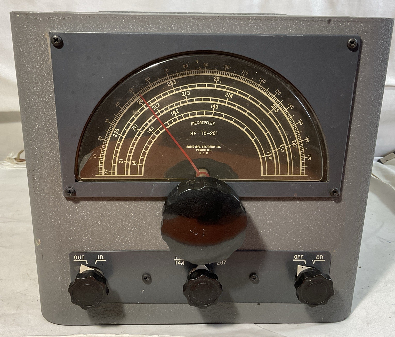 RME, HF 10-20, Shortwave, Converter, Radio Mfg Engineers, Tube Radio