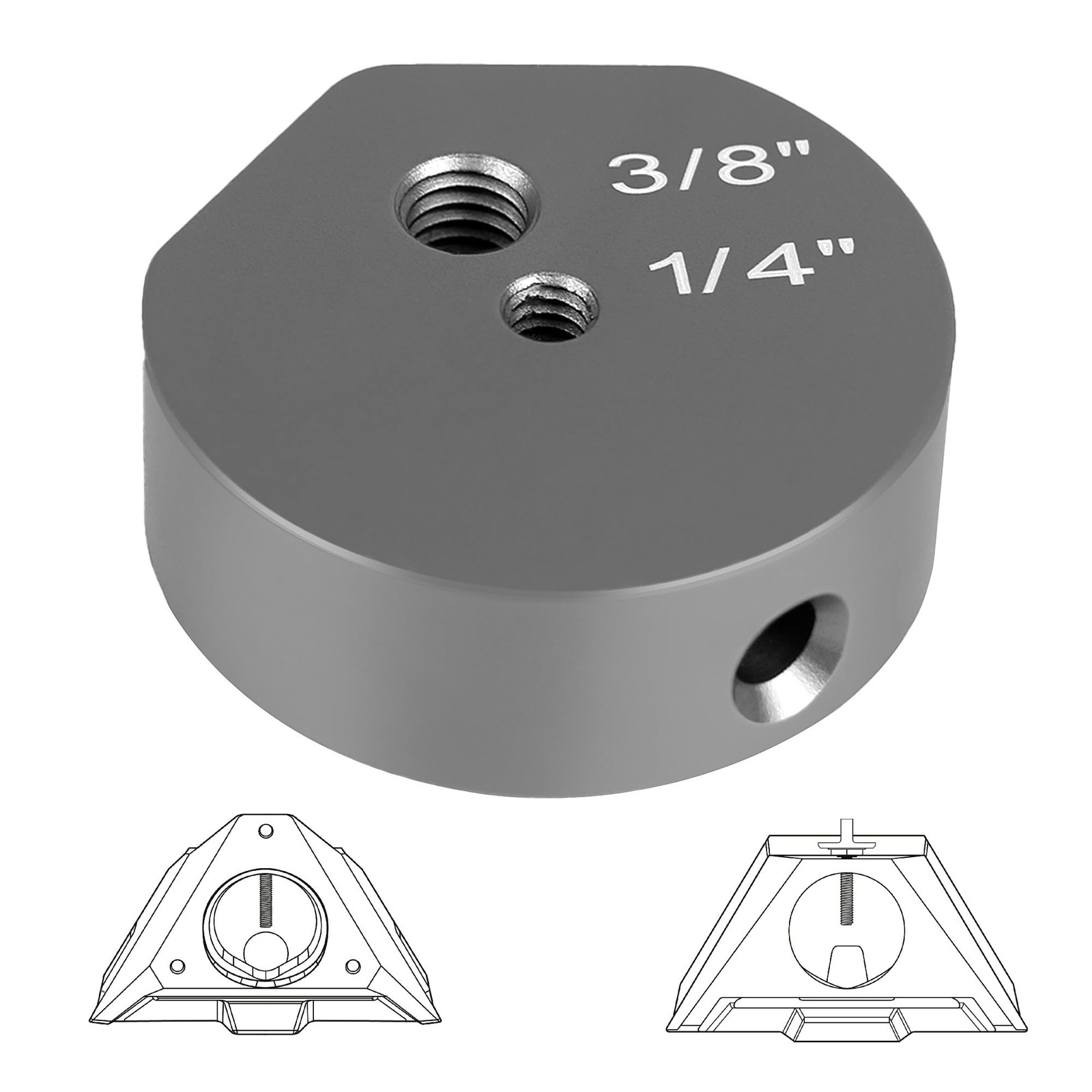 Tripod Adapter for Starlink Mini New Version Pipe Adapter, Aluminum Alloy, wi...