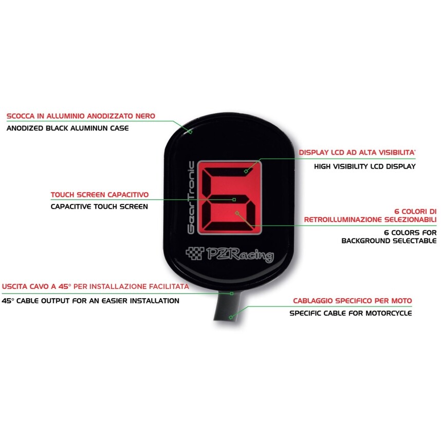 PZRacing GearTronic Zero Gear Indicator Suitable For Honda CB1000 R 2013