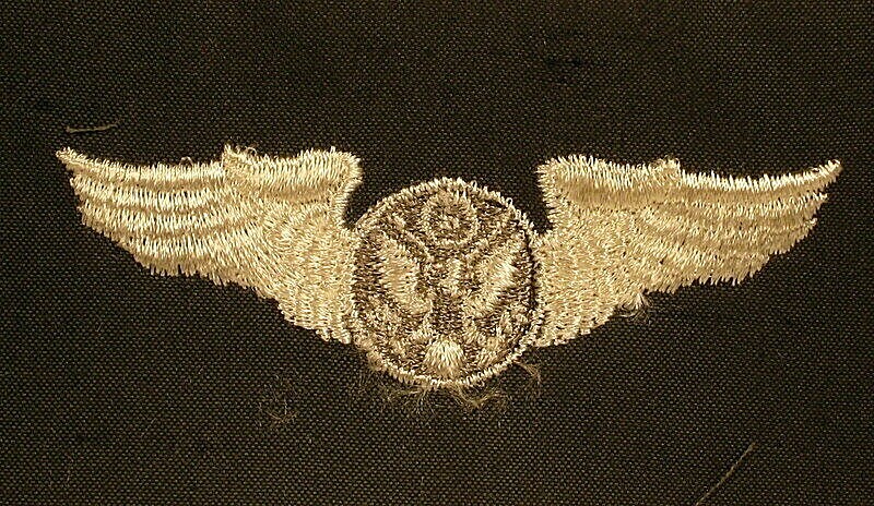Air Force Basic Enlisted Aircrew Wings Flight Suit Green Badge Insignia Patch