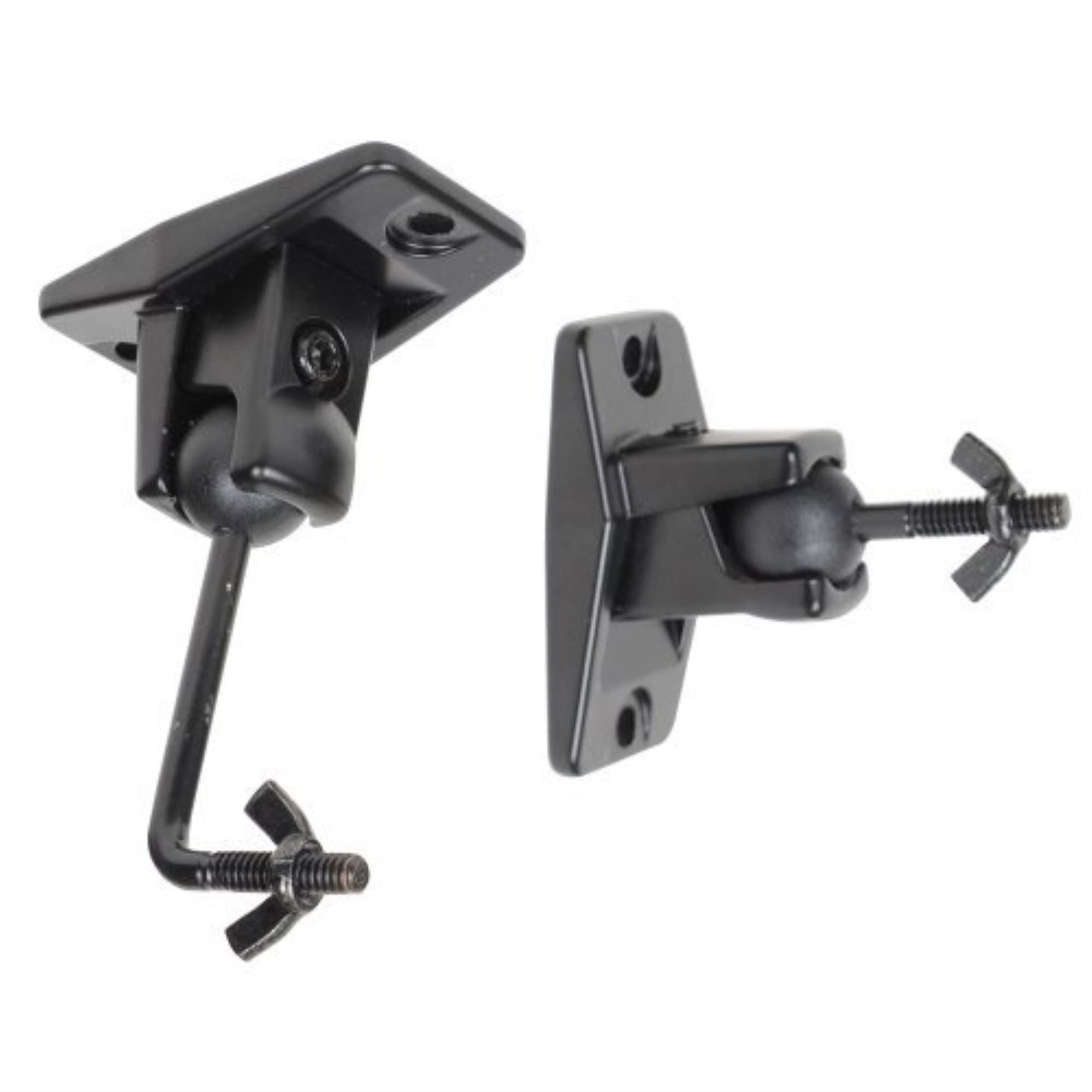 VideoSecu Speaker Wall Ceiling Mount Bracket One Pair for Universal black