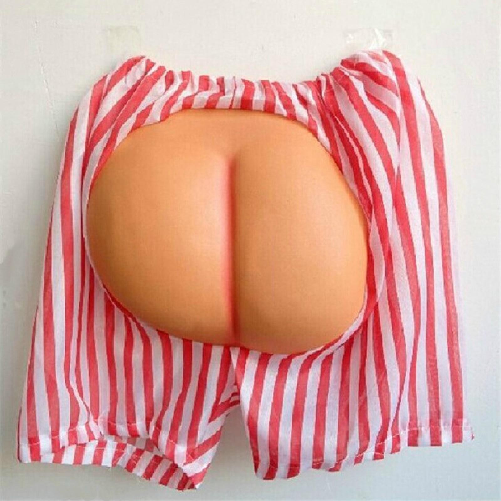 50*40cm Fabric Fake butt shorts Halloween Masquerade Spoof Performance Props c