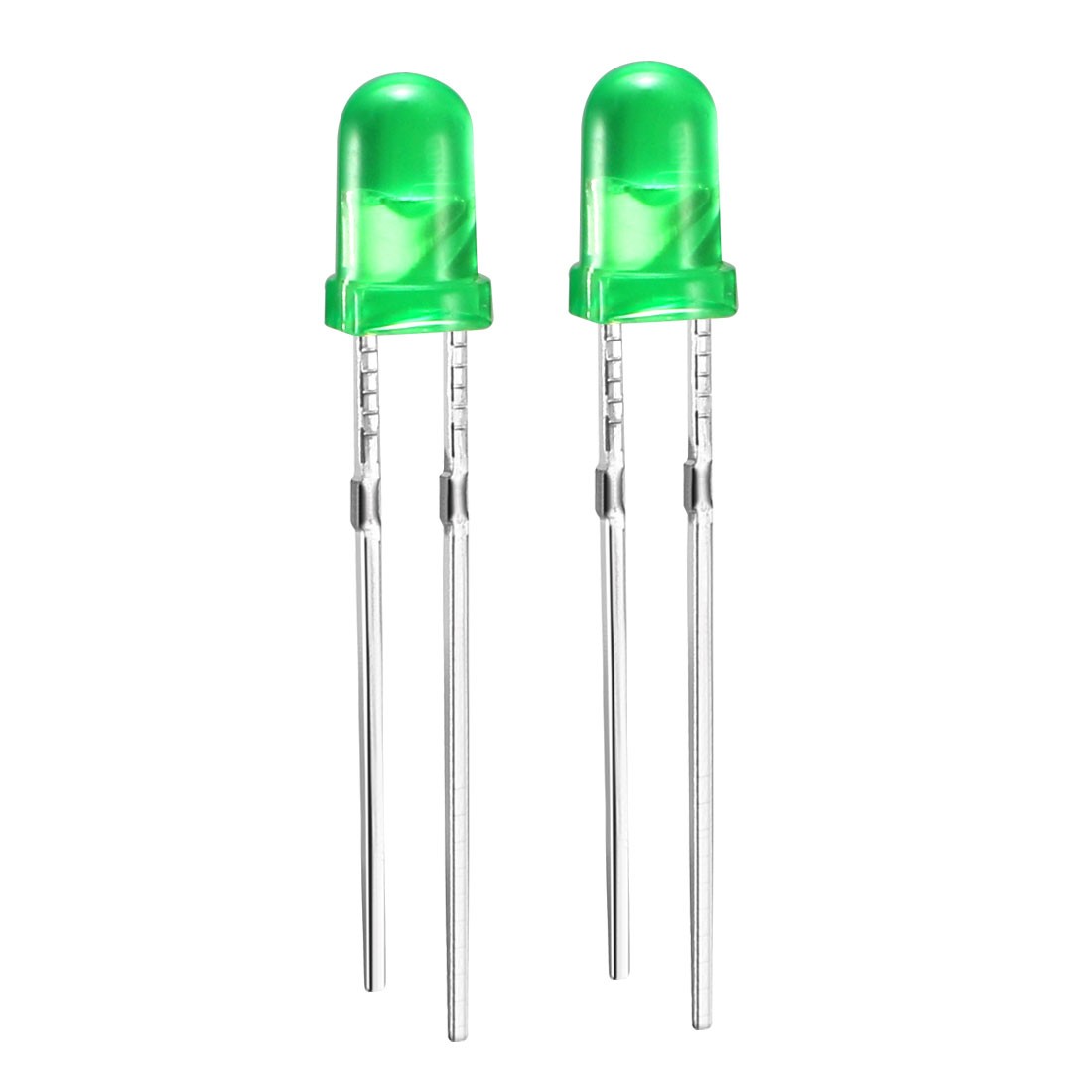 10pcs 3mm Green LED Diode Lighting Electronic Component Emitting Light 2.8-3.2V