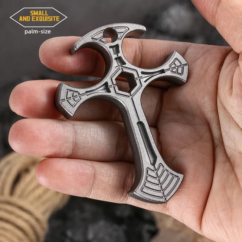 Tactical Defense Cross Pendant, Self-Defense Cool Equipment, Fashionable and Exq