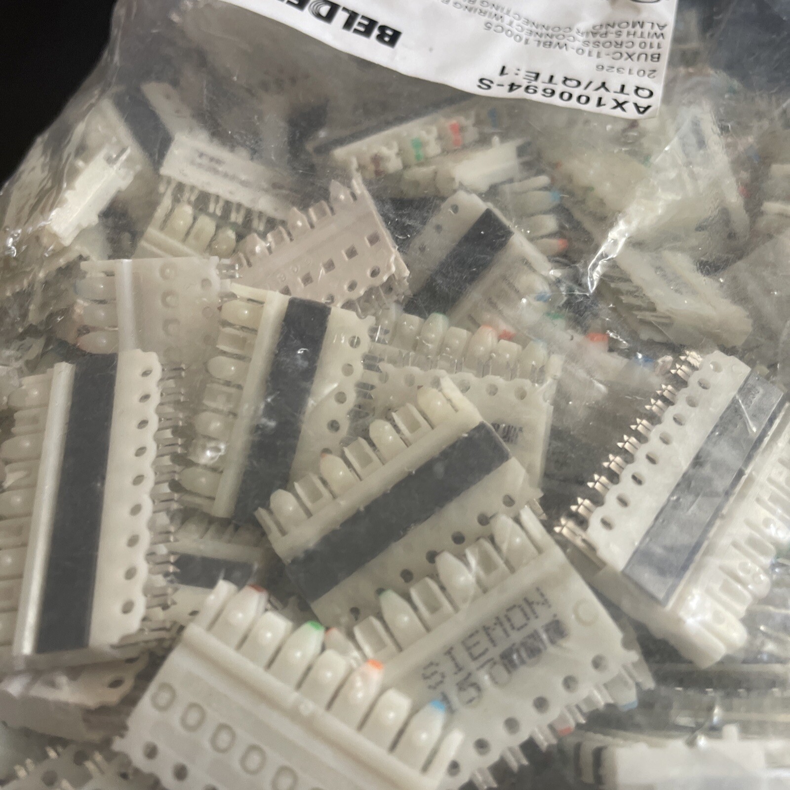 (230) Punch Down Blocks Telecom Cat 5 Connector Blocks Siemon Commscope
