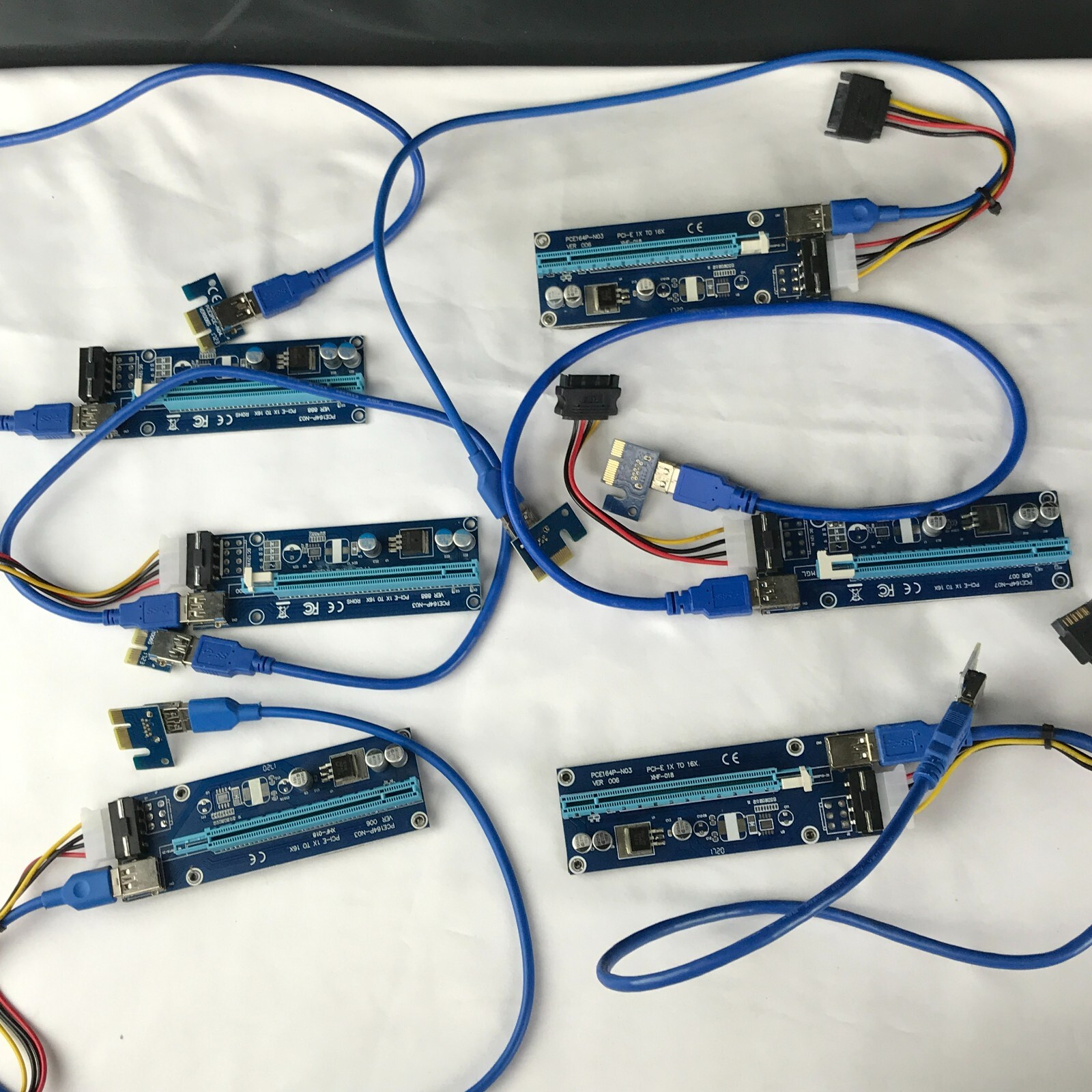 PCI-E 1X to 16X Card | PCE164P-NO3 | Ver 006 | Lot of 6