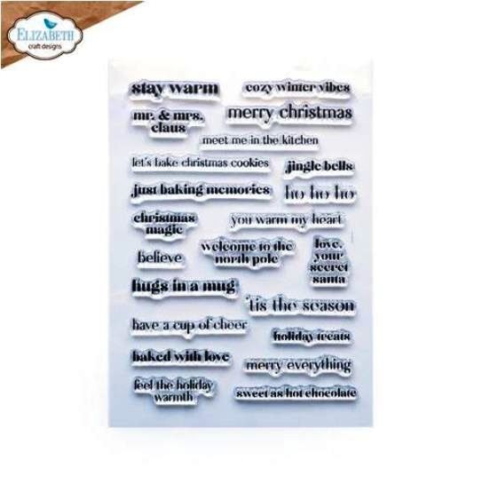 New ~ Elizabeth Craft Designs Stamp Set - Holiday Treats CS287
