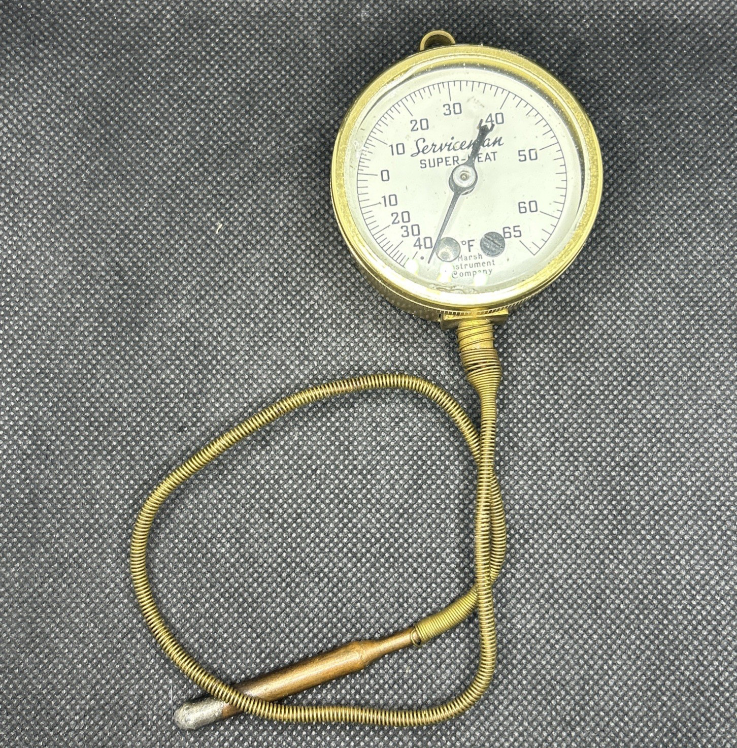 Marsh Instrument Co. Serviceman Super-Heat Thermometer  As Is - Untested READ