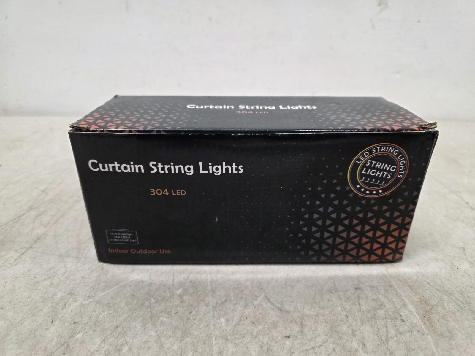 304 LED Curtain String Lights, 9.8 x 9.8 ft, 8 Modes Plug in Fairy Warm White